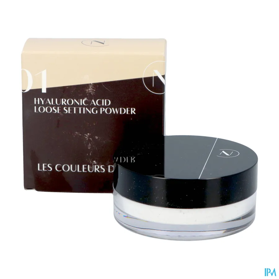 productshot van Les Couleurs de Noir Soft Touch Setting Powder 01 Transparant 1 stuk