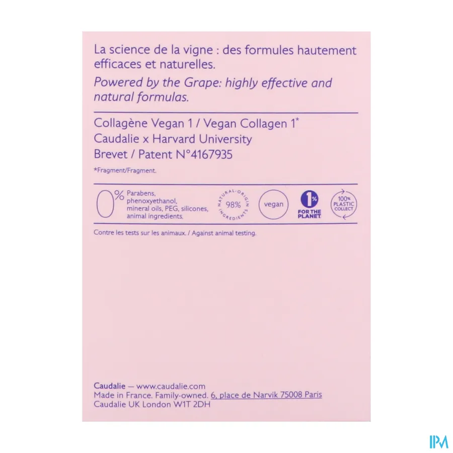 packshot van Caudalie Resveratrol-Lift Verstevigende Kasjmiercrème 50 ml Promo