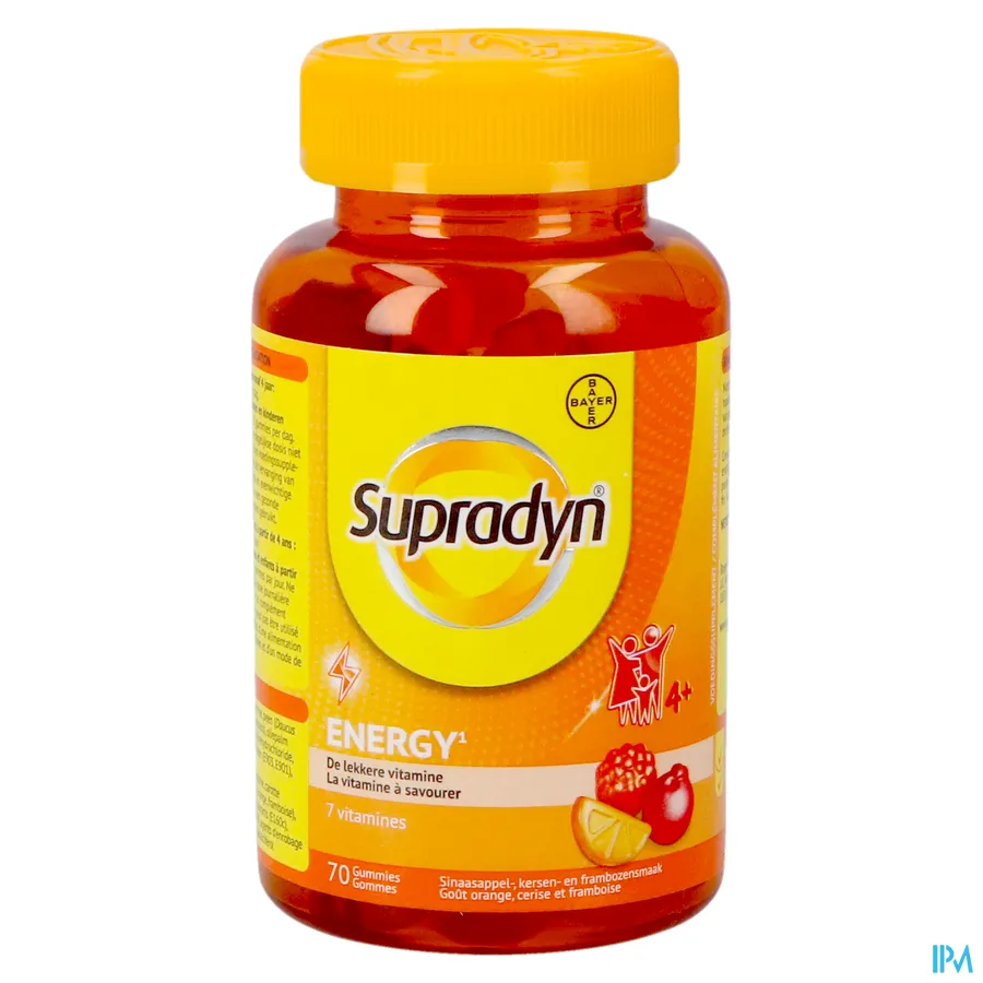 packshot van Supradyn Energy 70 gummies