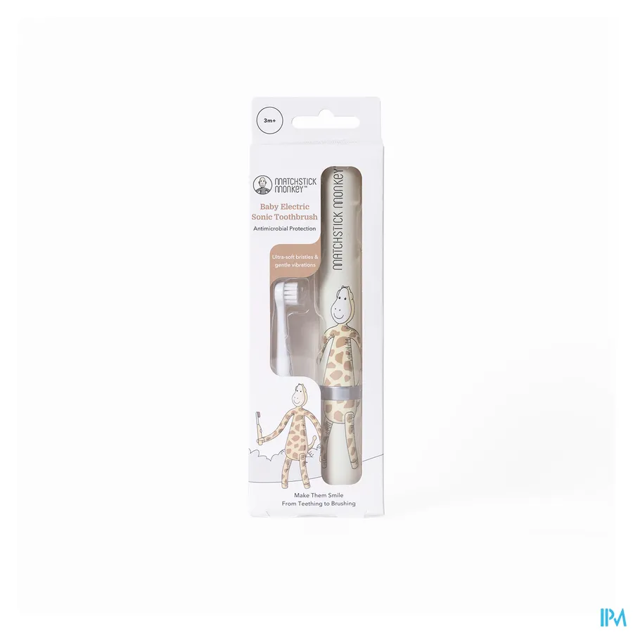 packshot van Matchstick Monkey Sonic Tandenborstel Giraf