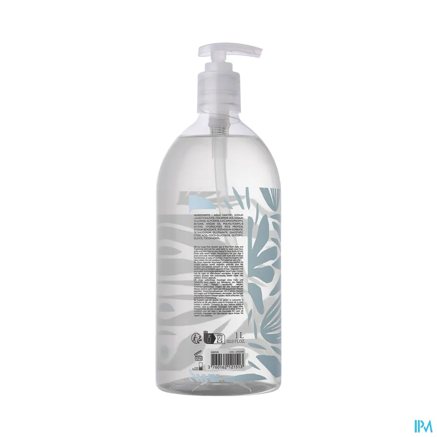 packshot van Cosm'ethik Douchegel Zonder parfum Pompfles 1l