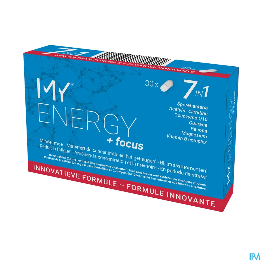 packshot van My Energy + Focus 30 tabletten