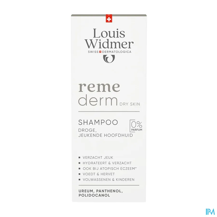 packshot van Widmer Remederm Shampoo Zonder Parfum 150ml