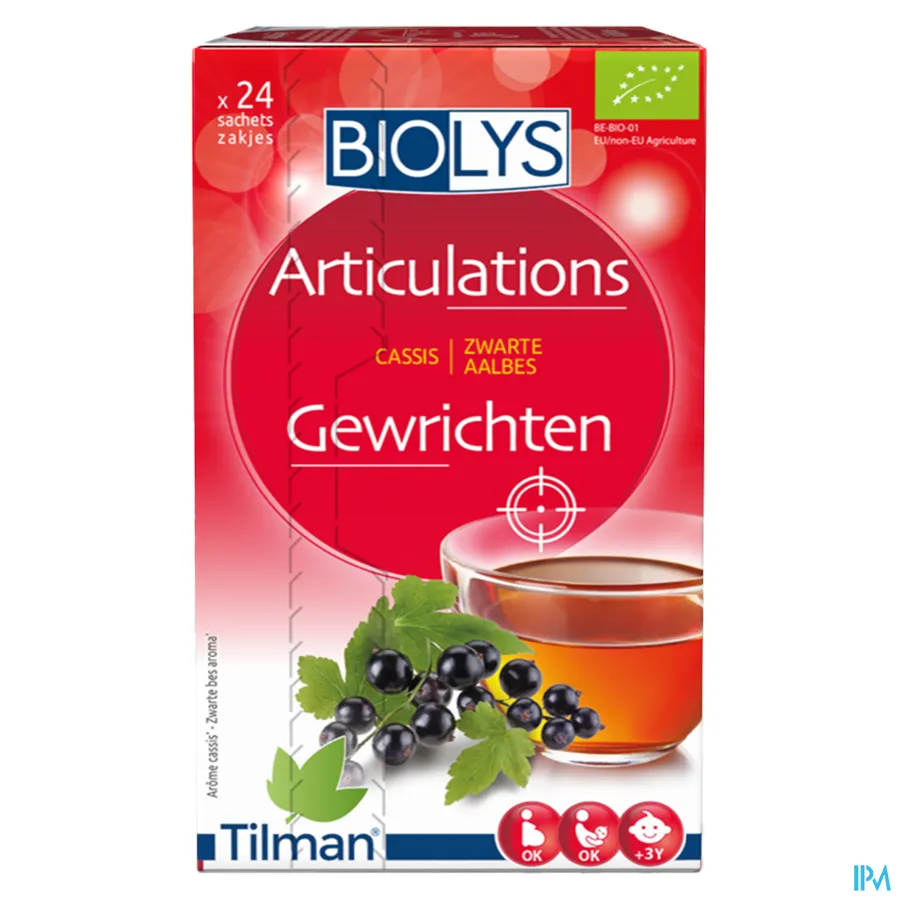 packshot van Tilman Biolys Gewrichten Zwarte Aalbes 24 zakjes