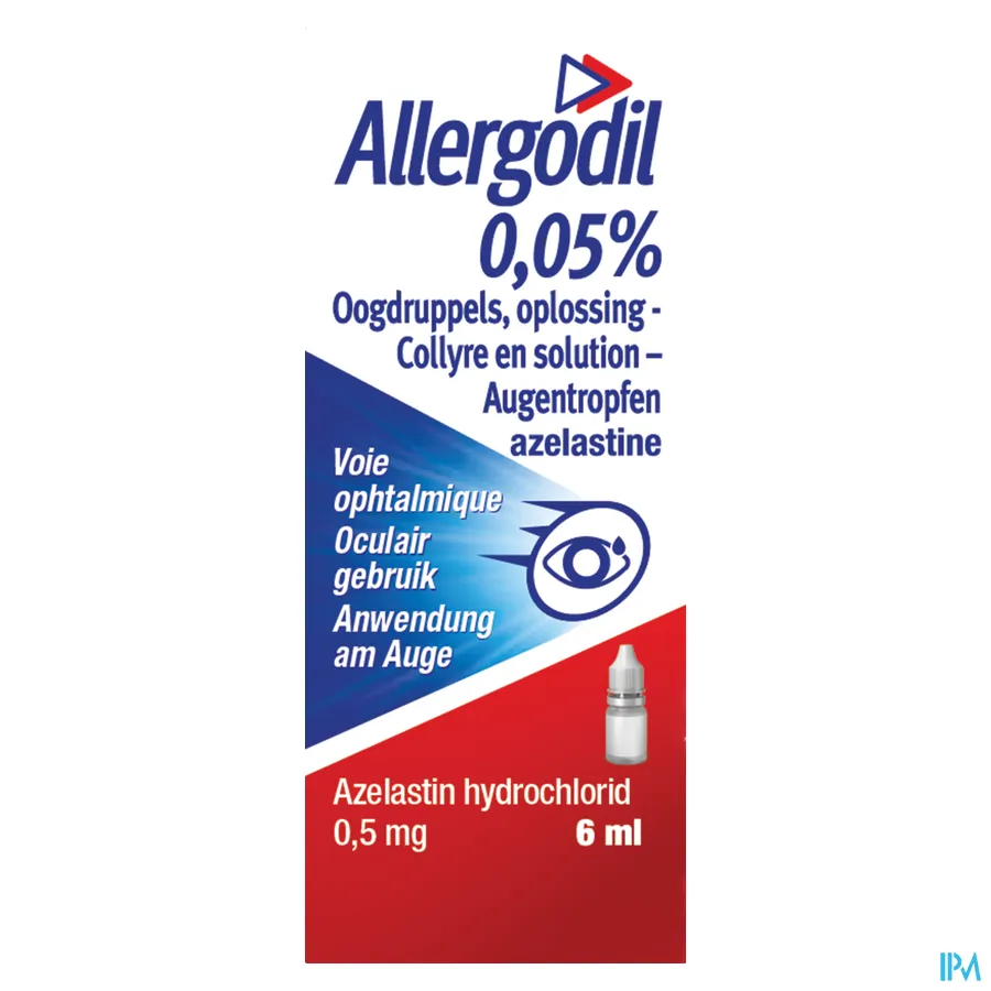 packshot van Allergodil Oogdruppels 6ml