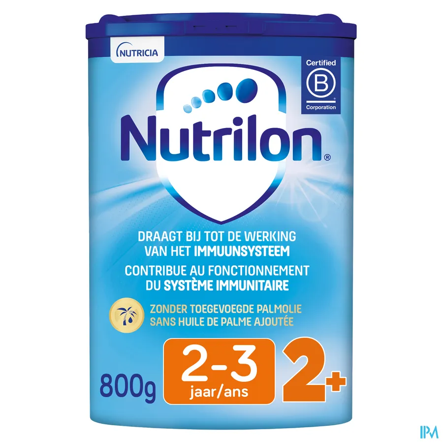 packshot van Nutrilon 2+ Peuter Groeimelk 800 g