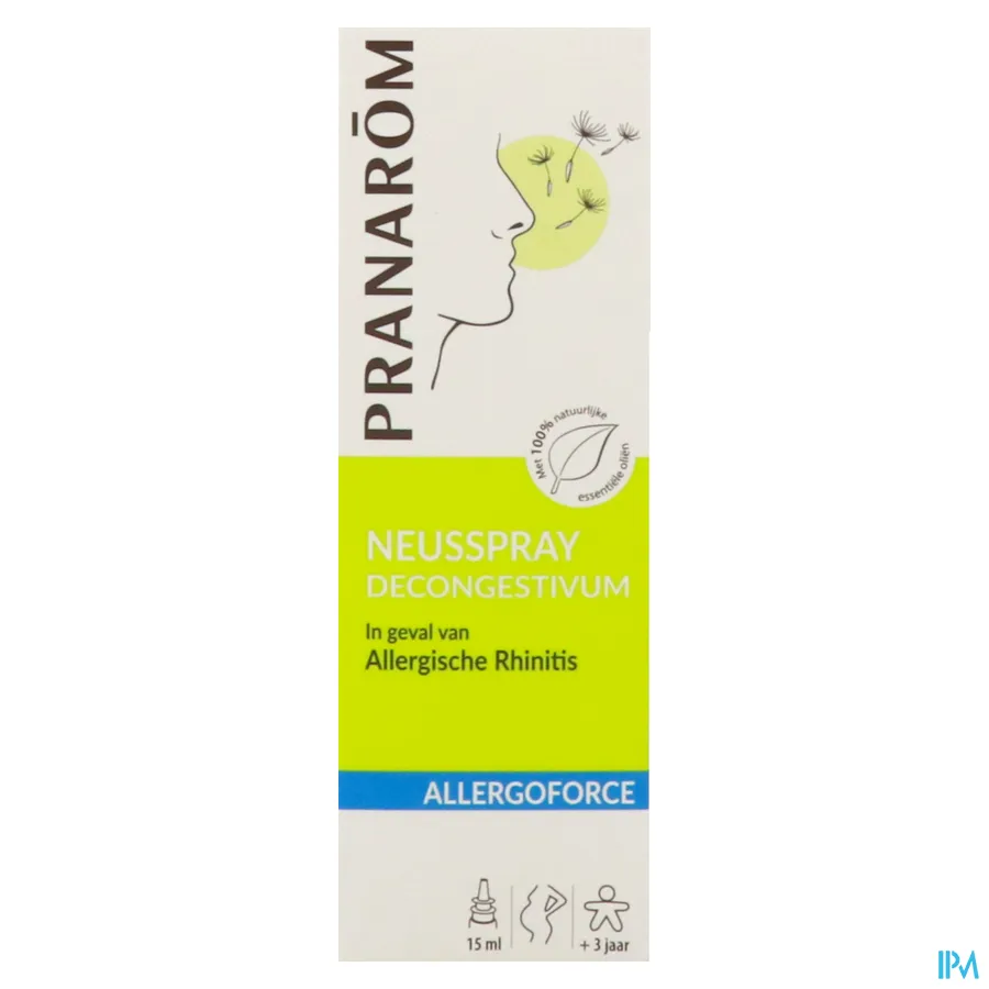 packshot van Pranarom Allergoforce Neusspray 15 ml