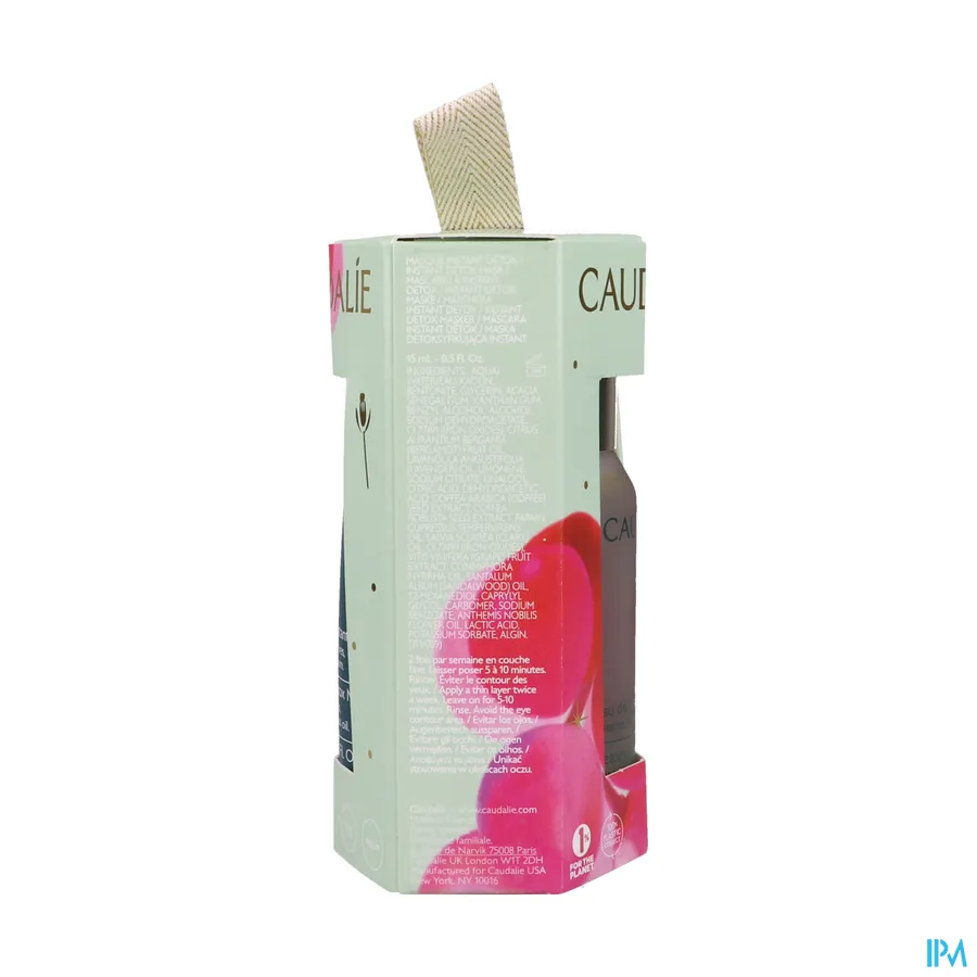 packshot van Caudalie Schoonheidselixir + Instant Detox Masker Geschenkset 1 set