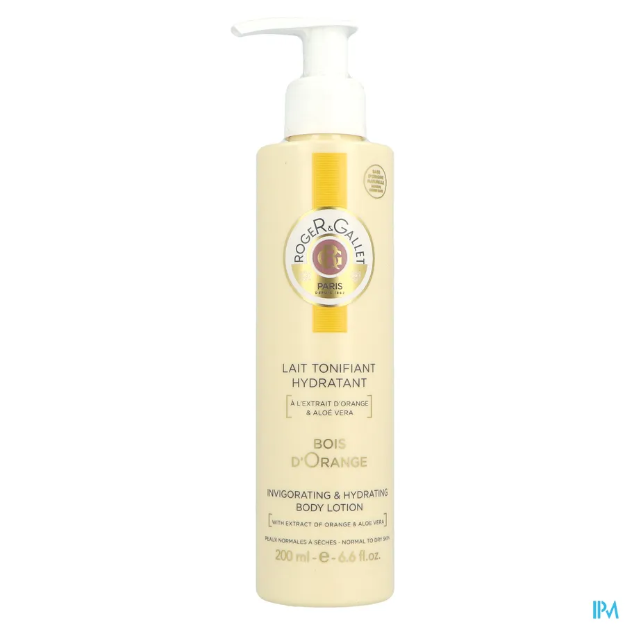 packshot van Roger & gallet Bois Orange Sorbet Lichaamsmelk 200 ml