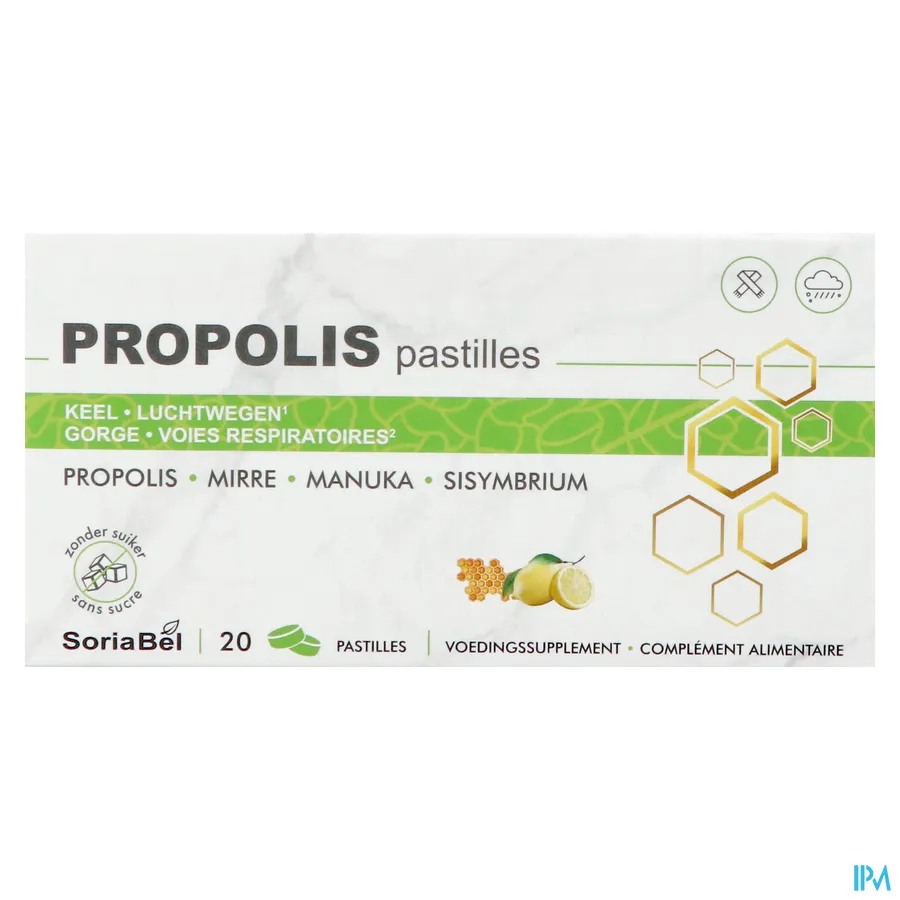 packshot van Soria Propolis Past 20