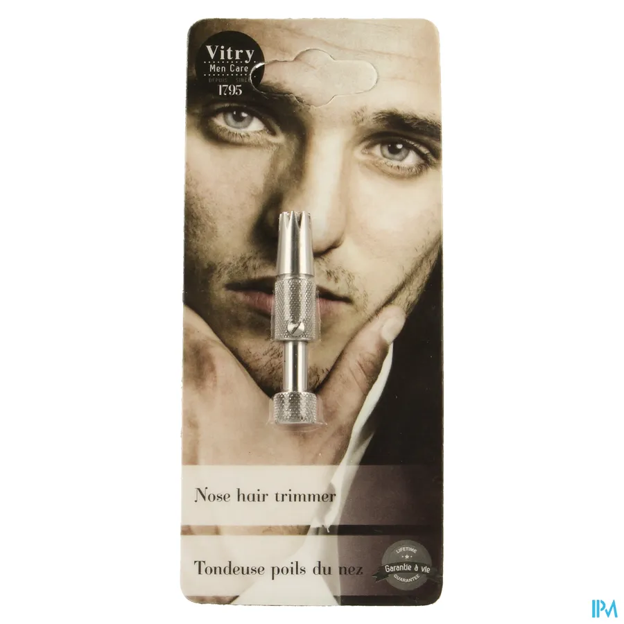 packshot van Vitry Scheermachientje voor Neusharen in Inox