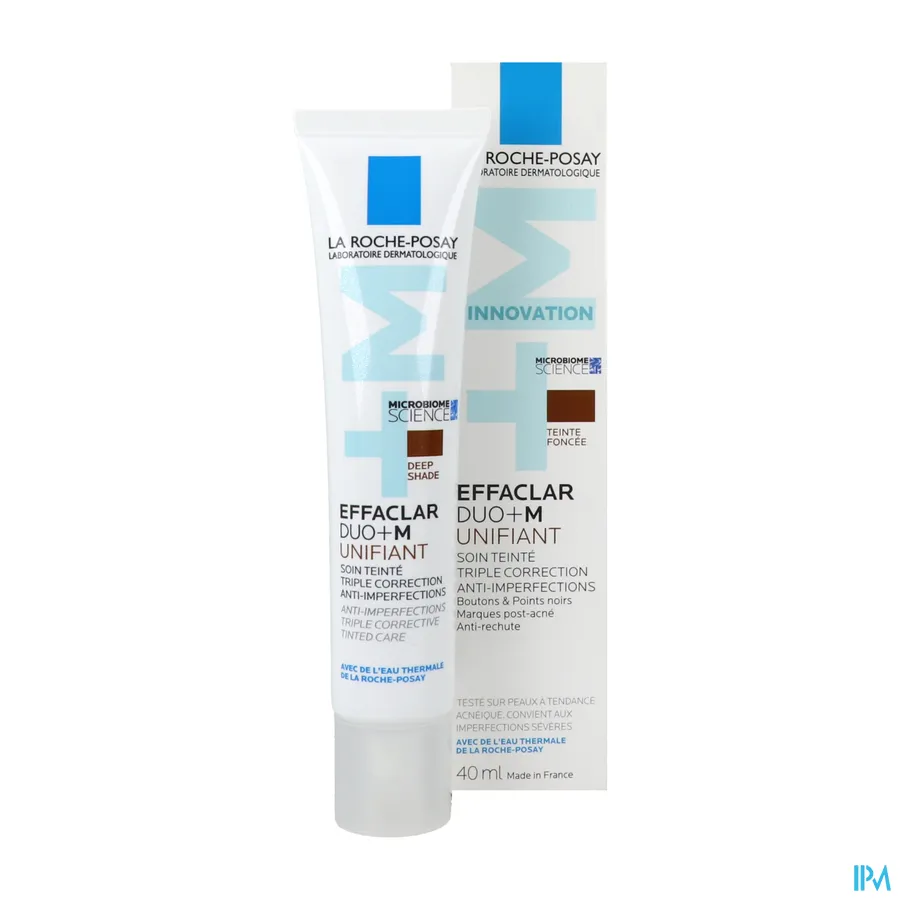 productshot van La Roche-Posay Effaclar Duo +M Unifiant 40 ml Deep Shade