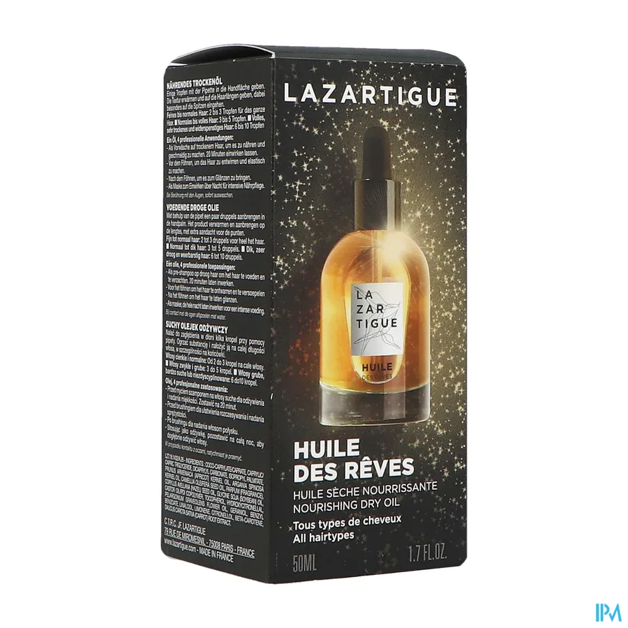 packshot van Lazartigue Huile Seche Nourrissante 50 ml