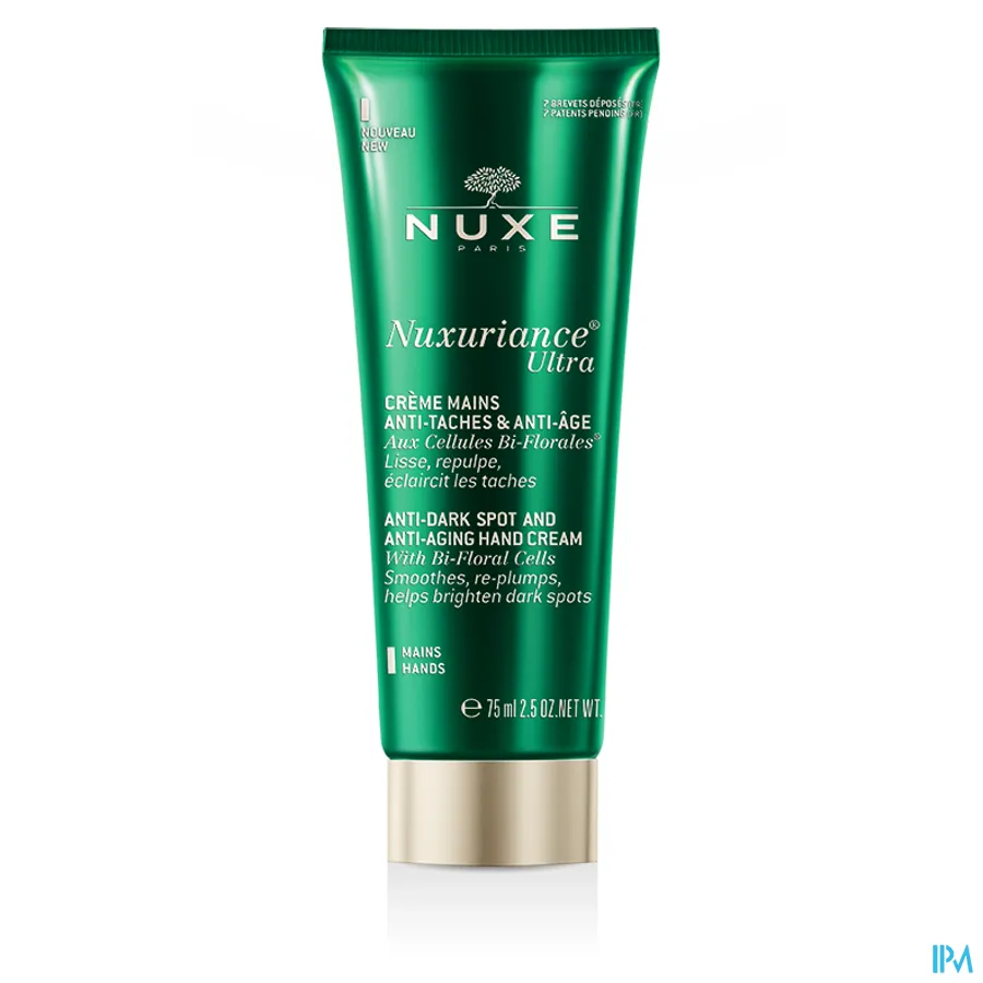 packshot van Nuxe Nuxuriance Ultra Anti-Ageing en Anti-Vlekken Handcrème Tube 75 ml