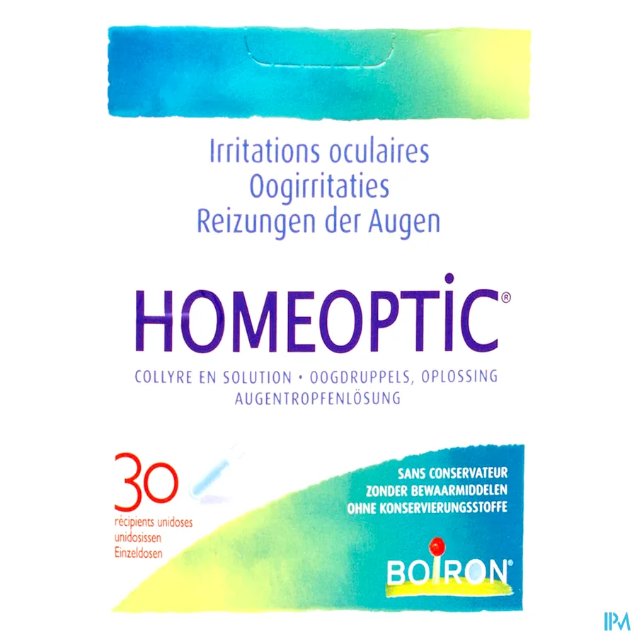 packshot van Boiron Homeoptic Oogdruppels 30 x 0,4 ml