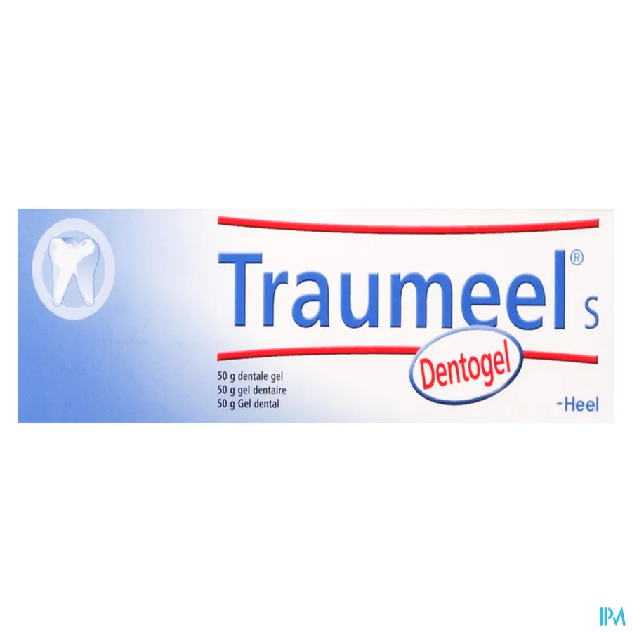packshot van Heel Traumeel Dentogel Gel voor Dentaal Gebruik 50 g
