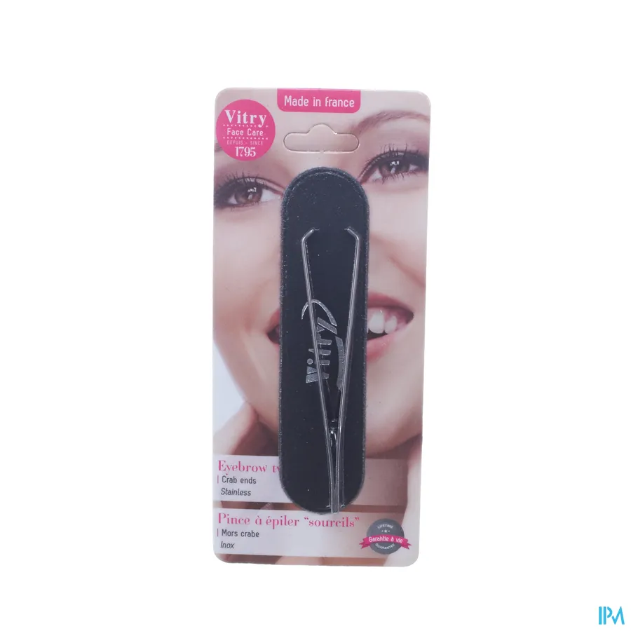 packshot van Vitry Epileerpincet met Krabvormige Top