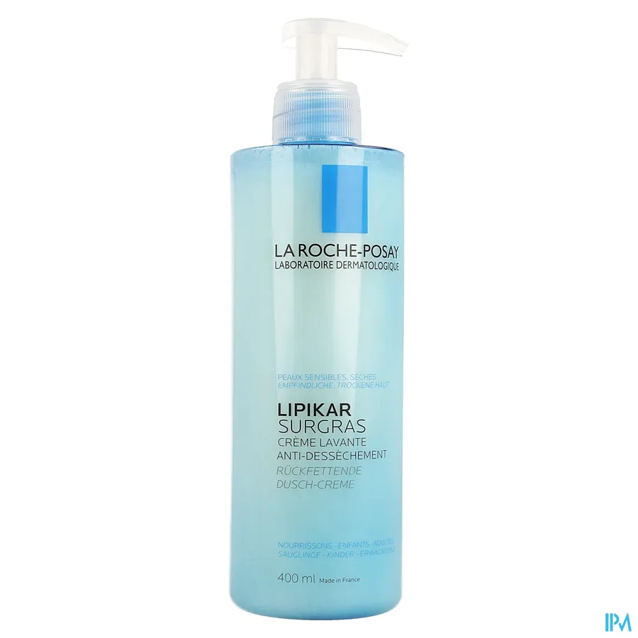 packshot van La Roche-Posay Lipikar Surgras Overvet Douchecrème 400 ml