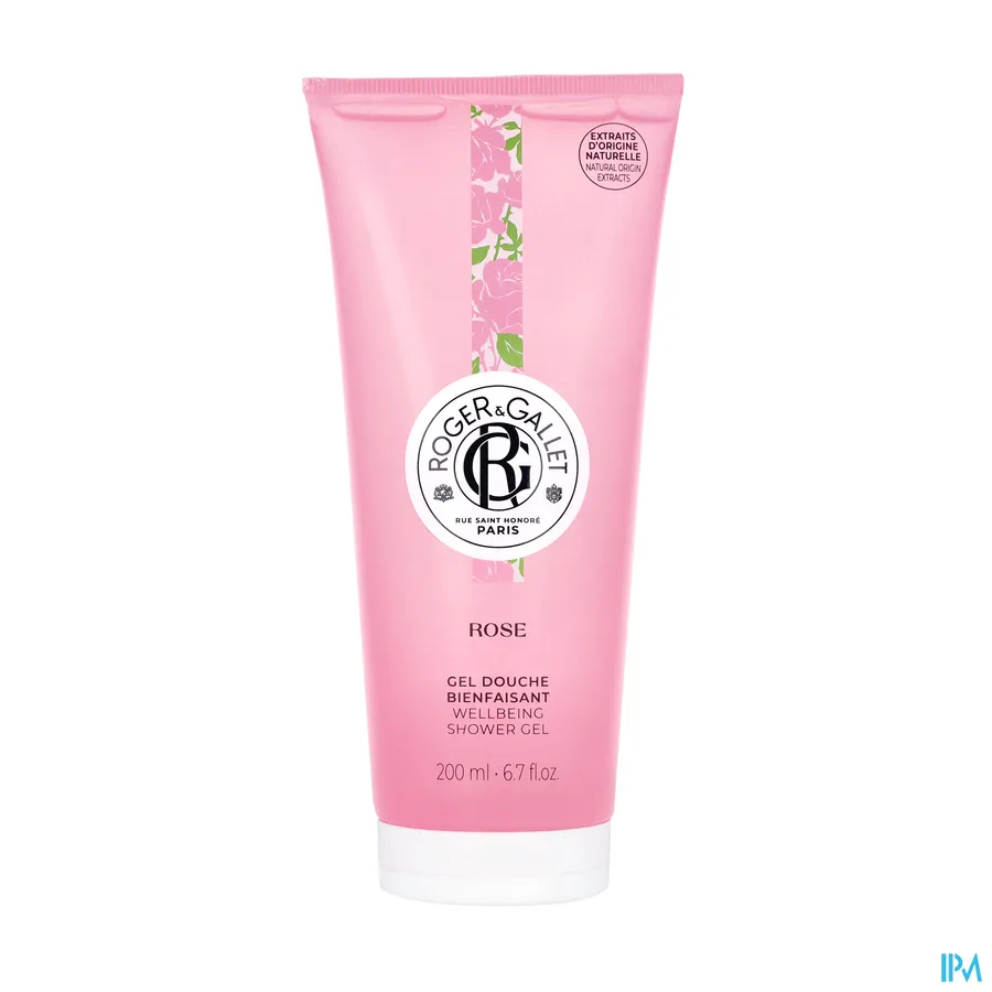 packshot van Roger & Gallet Rose Douchegel 200 ml
