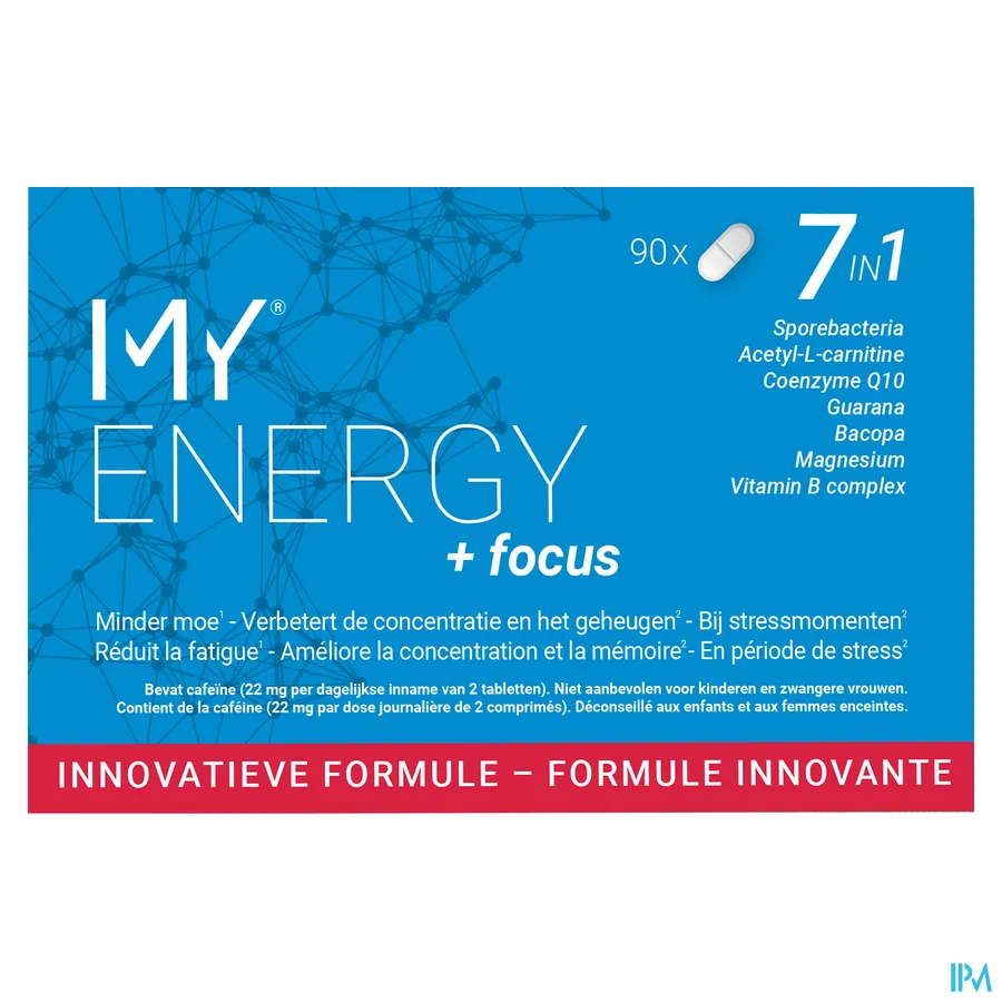 packshot van My Energy + Focus 90 tabletten