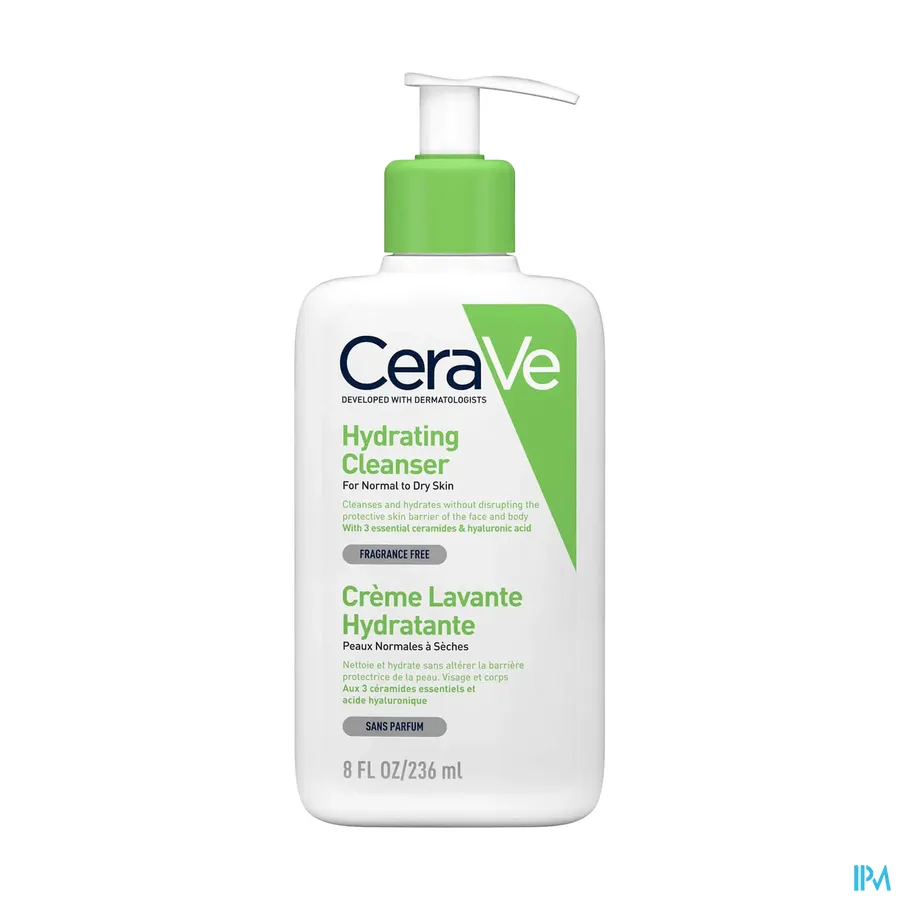 packshot van CeraVe Hydraterende Reinigingscrème 236 ml