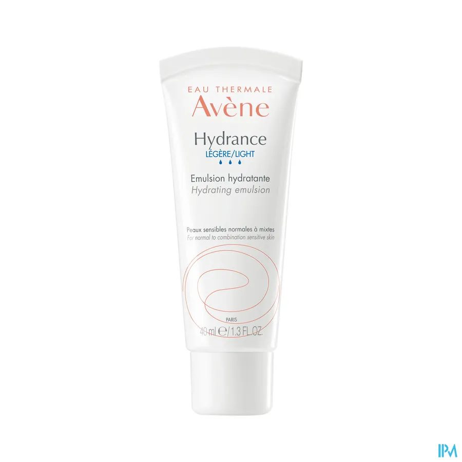 productshot van Avène Hydrance Licht Hydraterende Emulsie voor Normale tot Gemengde Huid 40 ml