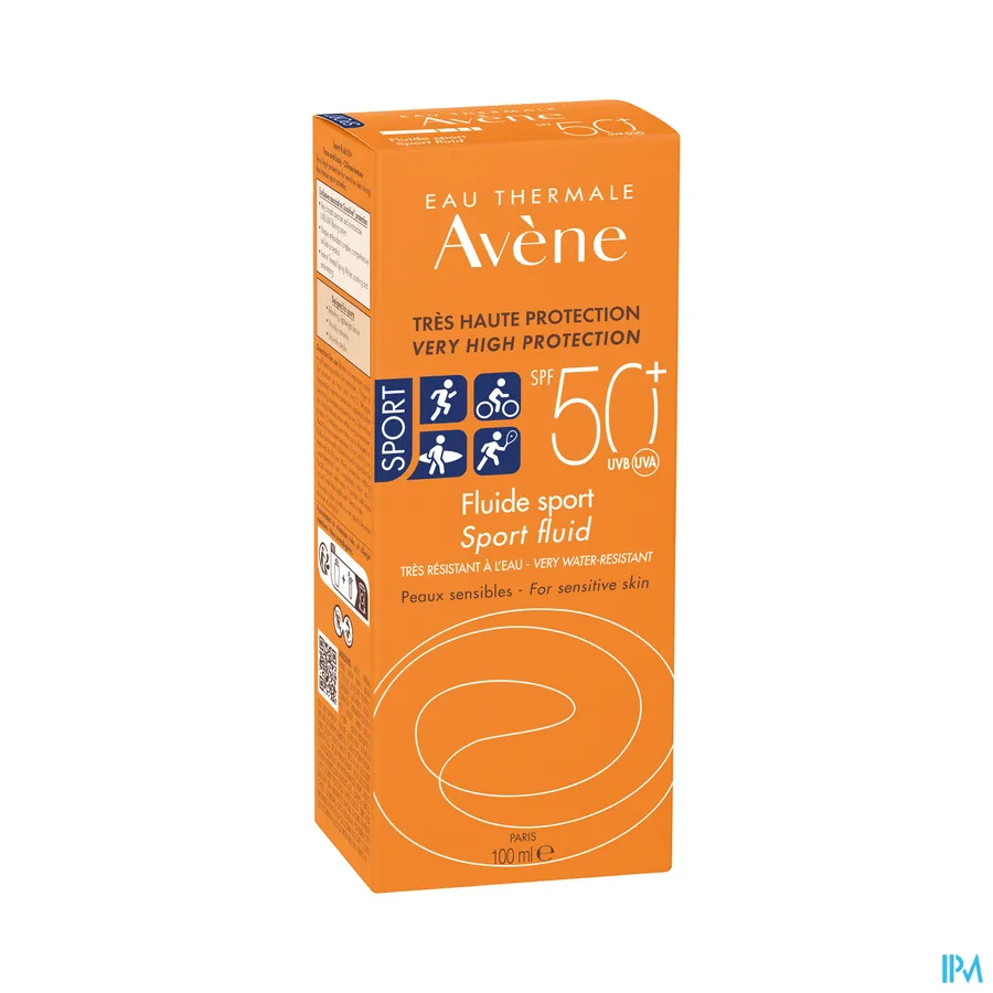 packshot van Avène Sport Zonnefluid SPF 50+ 100 ml