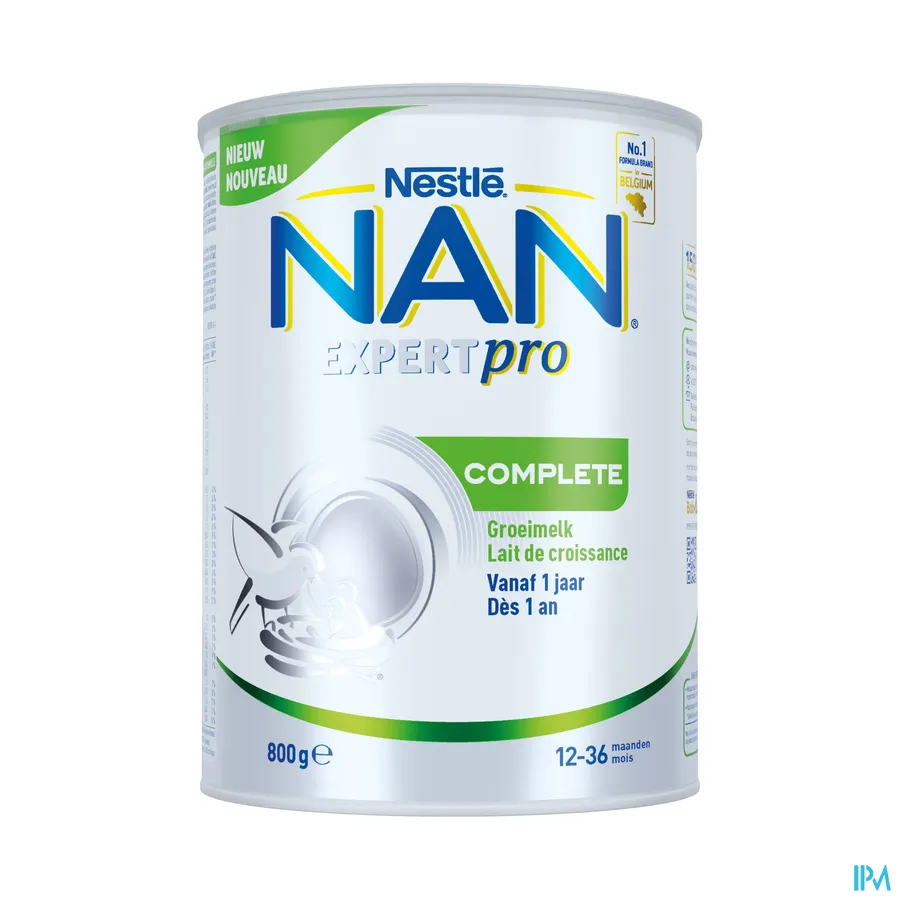 packshot van Nan Complete Groeimelk 800 g