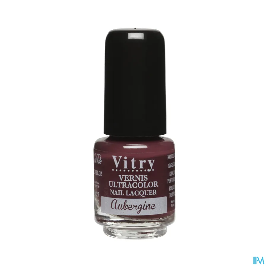 packshot van Vitry Nagellak 139 Aubergine 4 ml