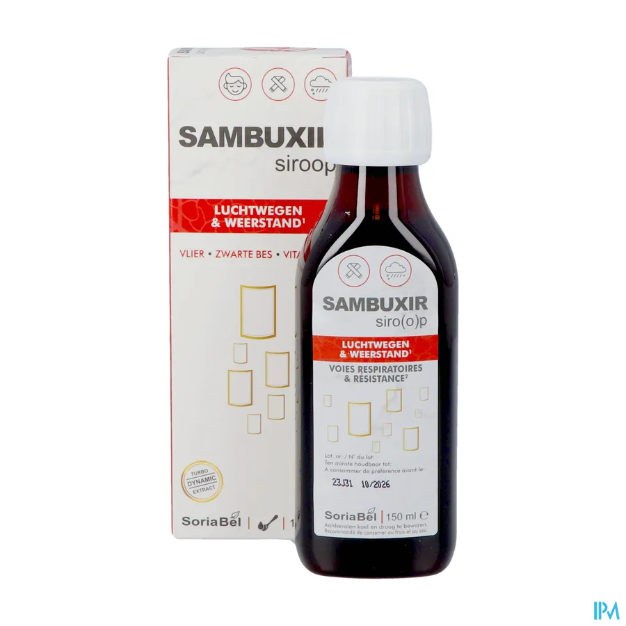 productshot van Soria Sambuxir Siroop 150 ml