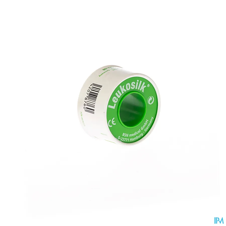 packshot van Leukosilk Kleefpleister 2,5 cm x 5 m 1 stuk