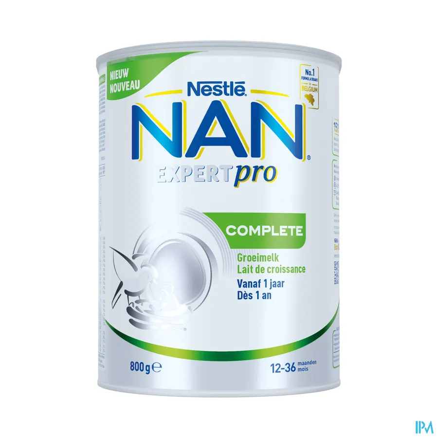 packshot van Nan Complete Groeimelk 800 g
