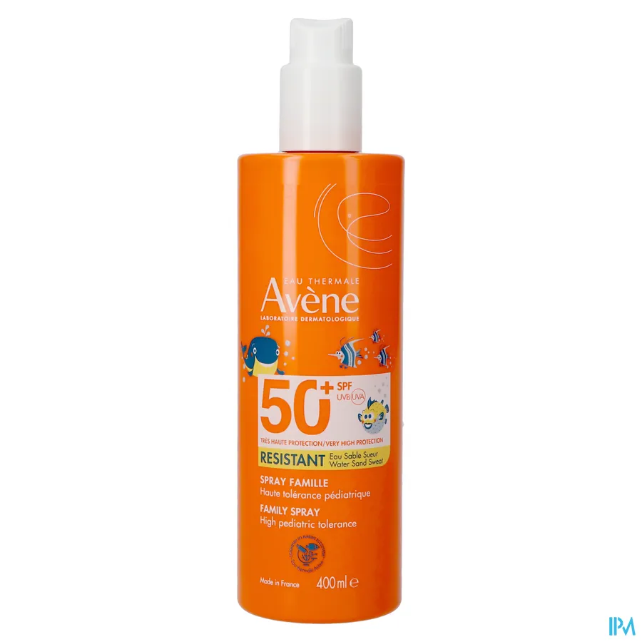 packshot van Avène Family Zonnespray SPF 50+ 400 ml
