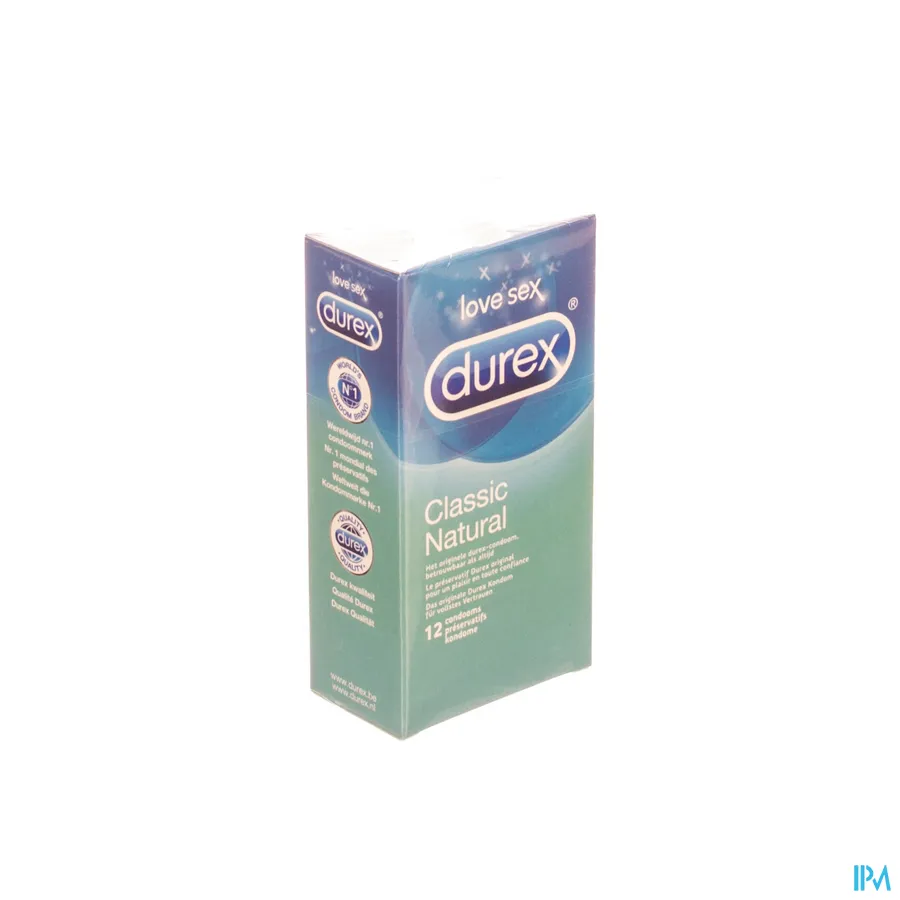 packshot van Durex Classic Natural 12 Condooms