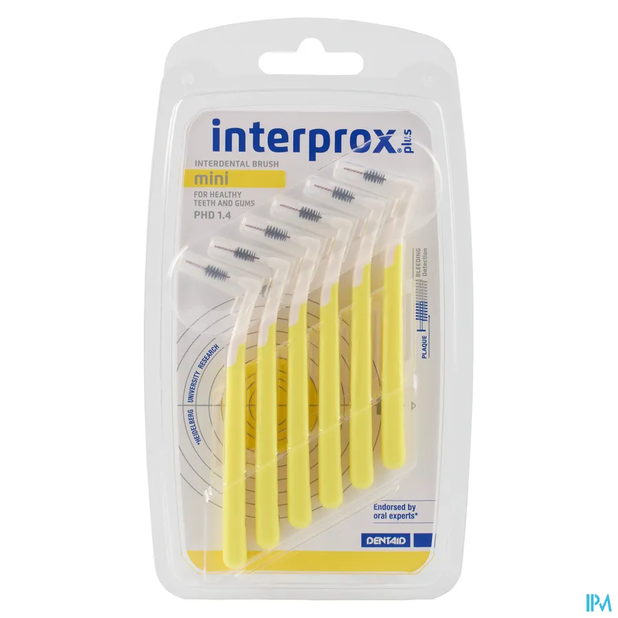 packshot van Interprox Plus Mini Geel 6 stuks