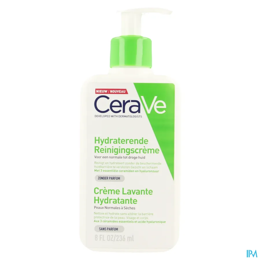 packshot van CeraVe Hydraterende Reinigingscrème 236 ml