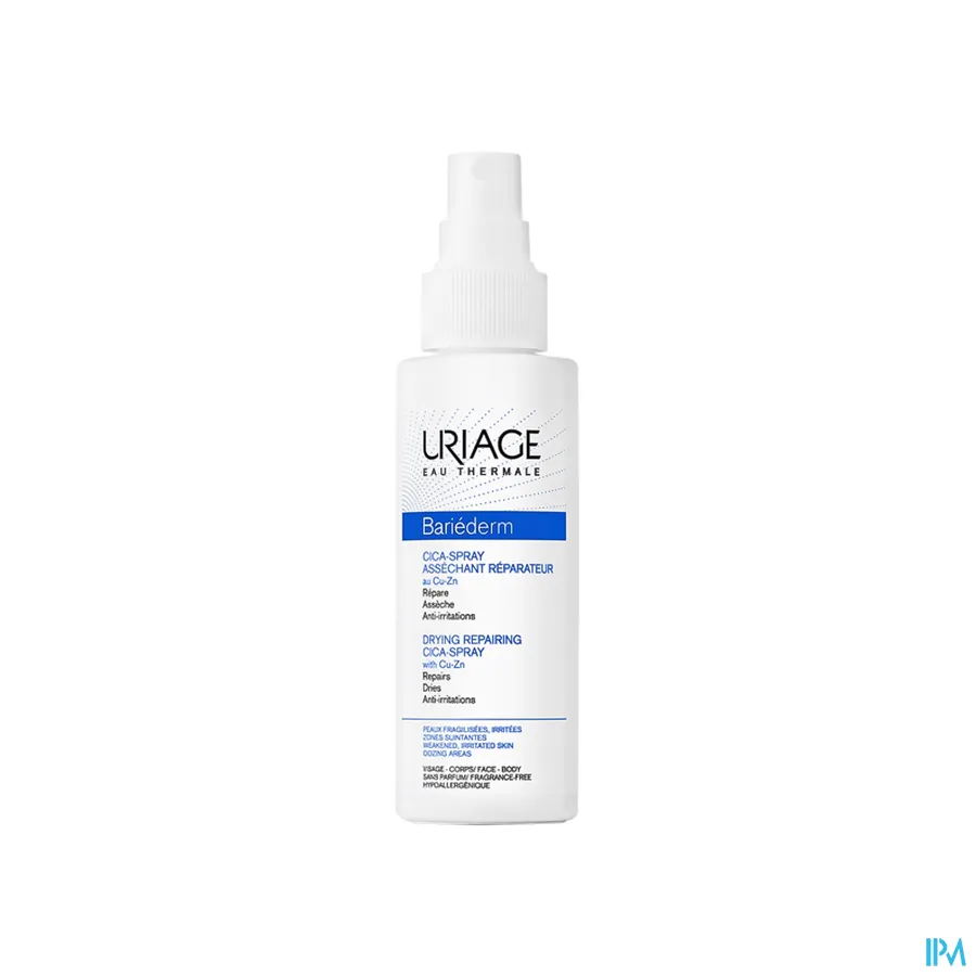 packshot van Uriage Bariederm Cica Spray Herstellend 100 ml