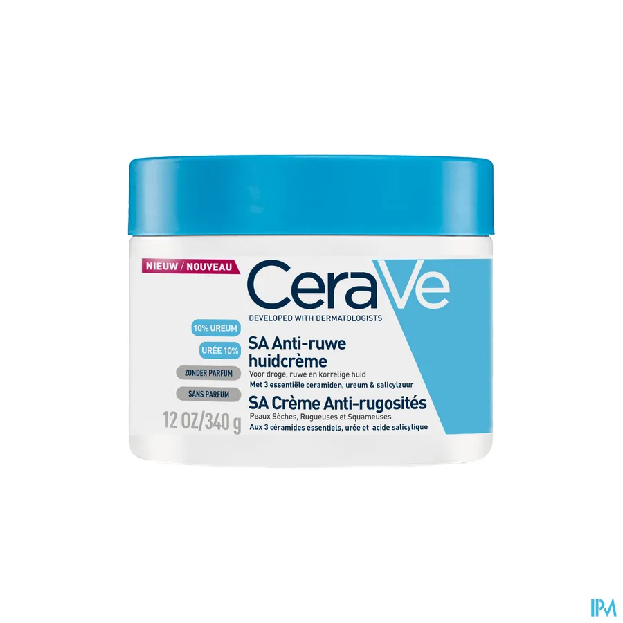 packshot van CeraVe SA Anti-Ruwe Huid Crème 340 g