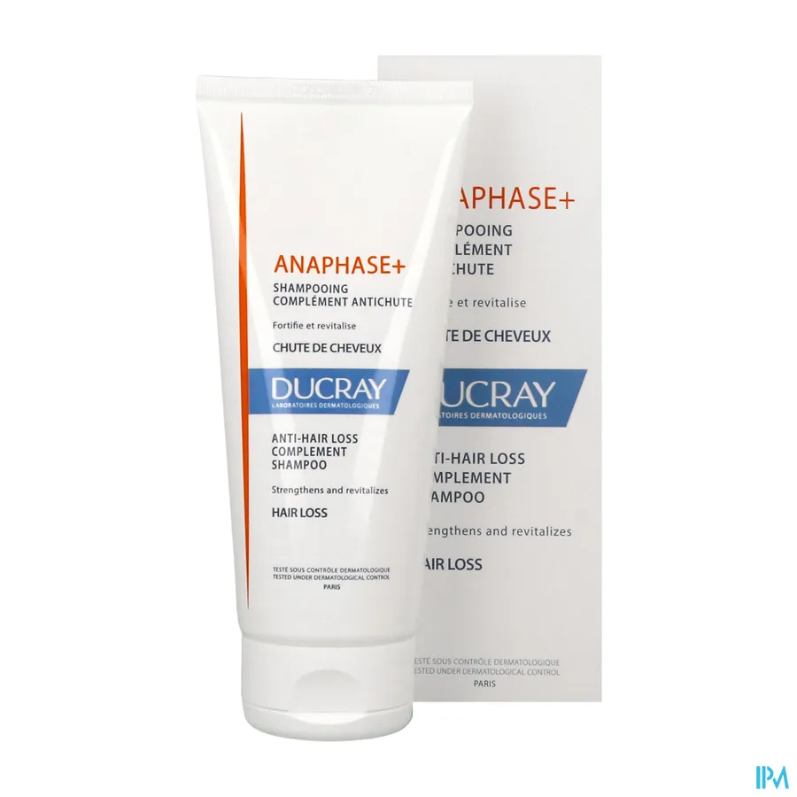 productshot van Ducray Anaphase+ Stimulerende Crème Shampoo tegen Haaruitval 200 ml