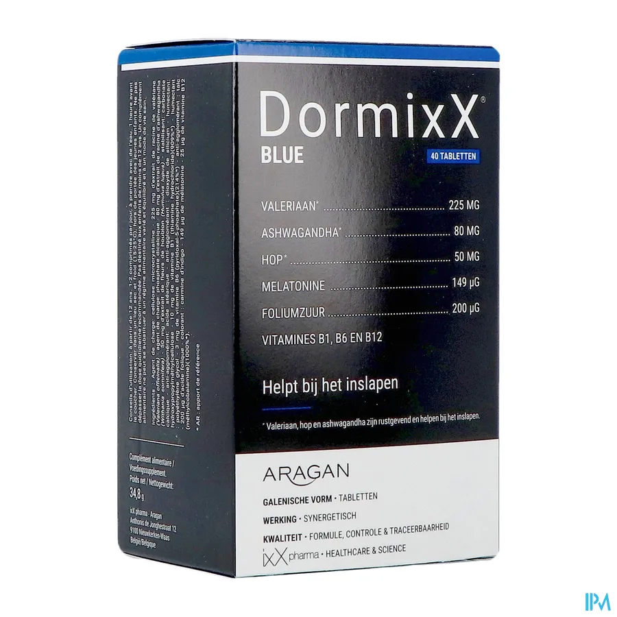 packshot van DormixX Blue 40 tabletten