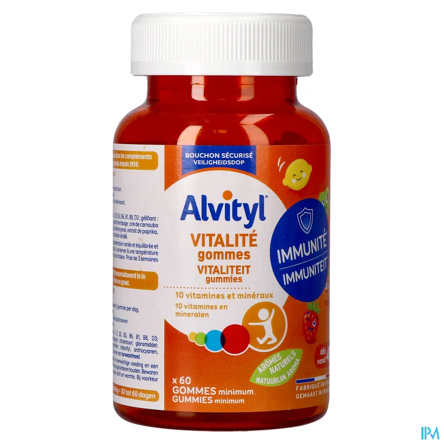 packshot van Alvityl Vitaliteit Gummies 60 gummies