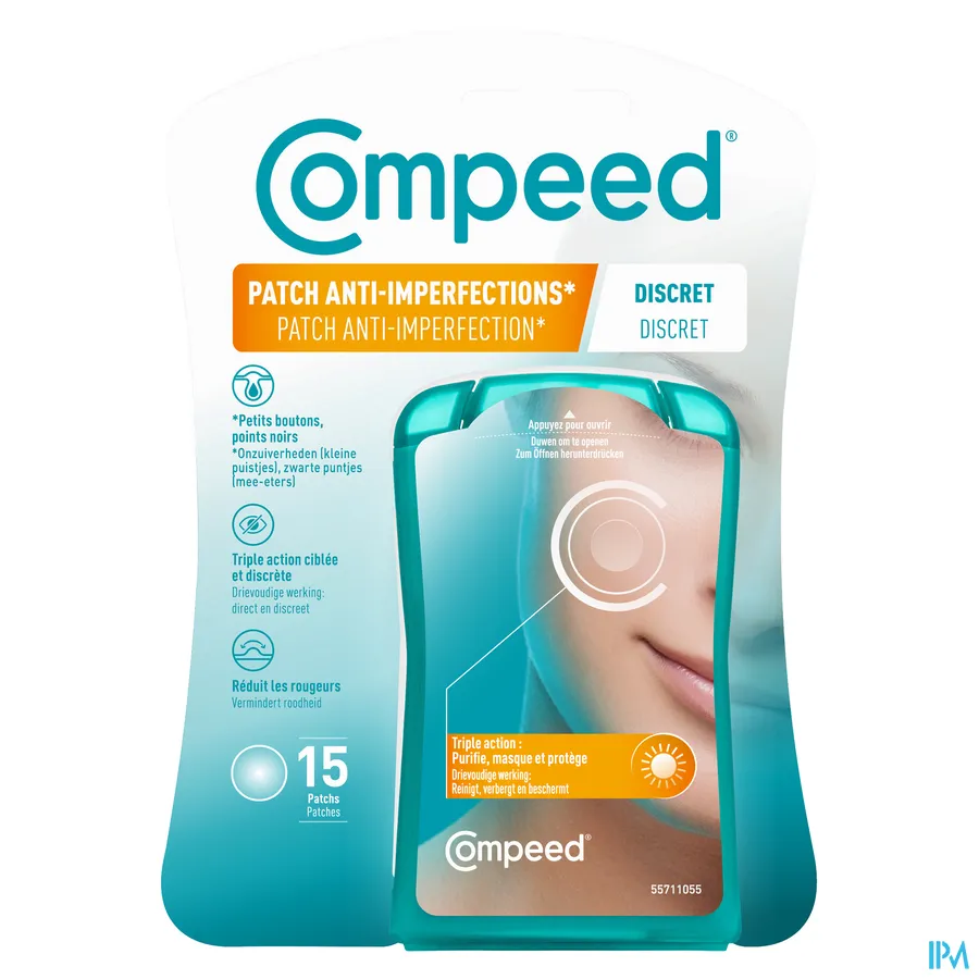 packshot van Compeed Anti-Imperfections Discreet Patches 15 stuks
