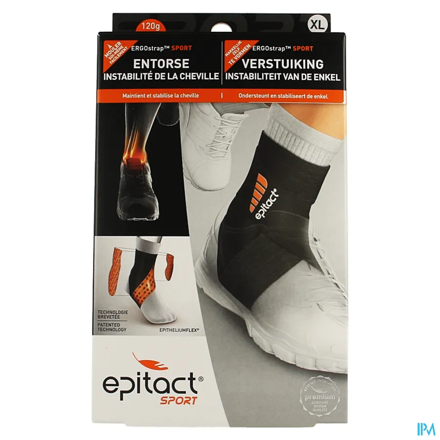 packshot van Epitact Sport ERGO Strap Sport voor Verstuiking en Instabiliteit van de Enkel Maat Extra Large