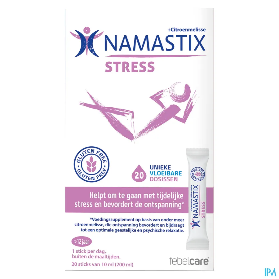 packshot van Namastix Stress Sticks 20 x 10 ml