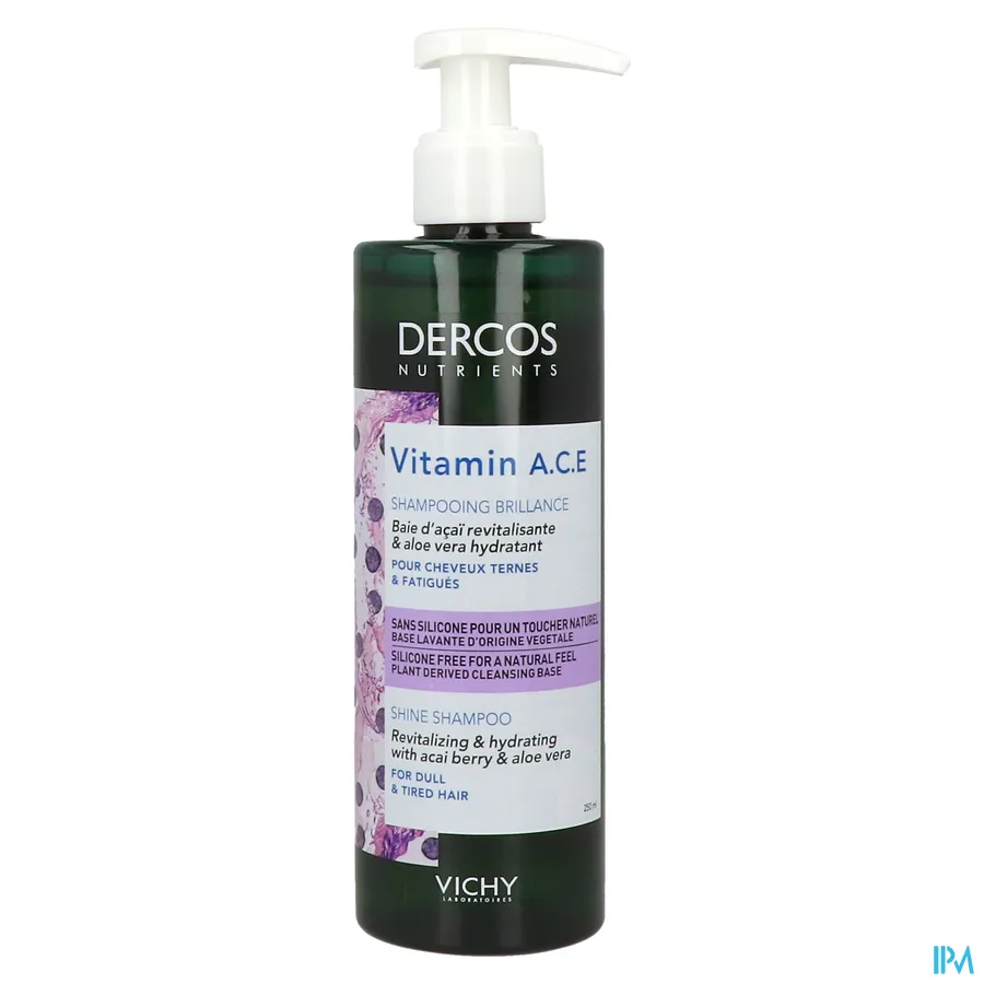 packshot van Vichy Dercos Nutrients Vitamine Shampoo 250 ml