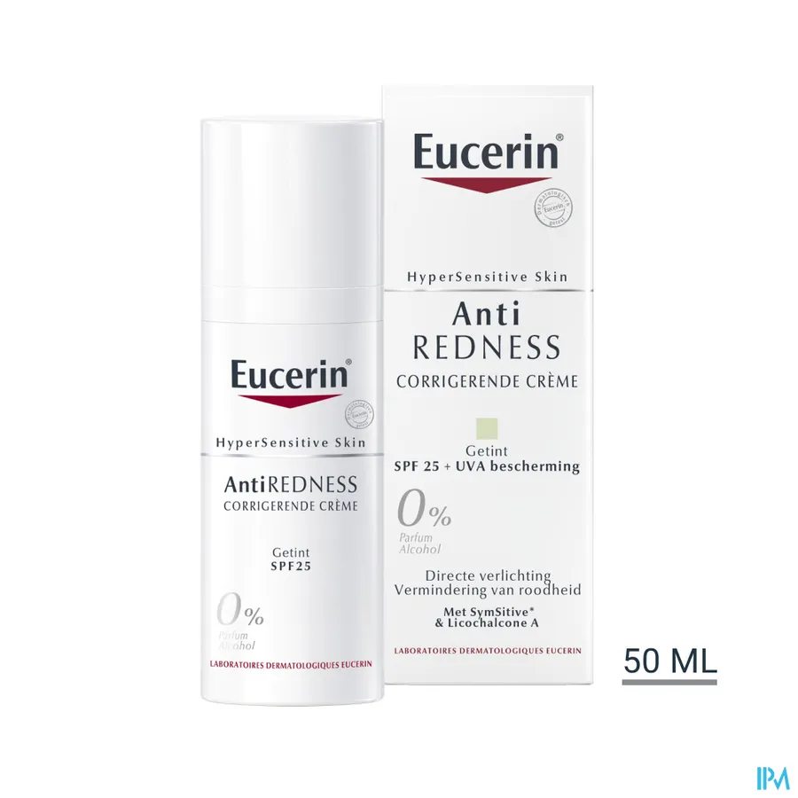 productshot van Eucerin Anti Redness Corrigerende Dagcrème SPF 25 50 ml