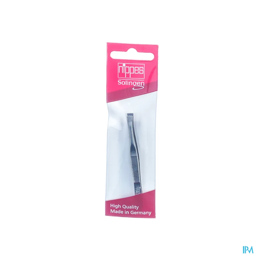 packshot van Nippes epileerpincet recht breed 38