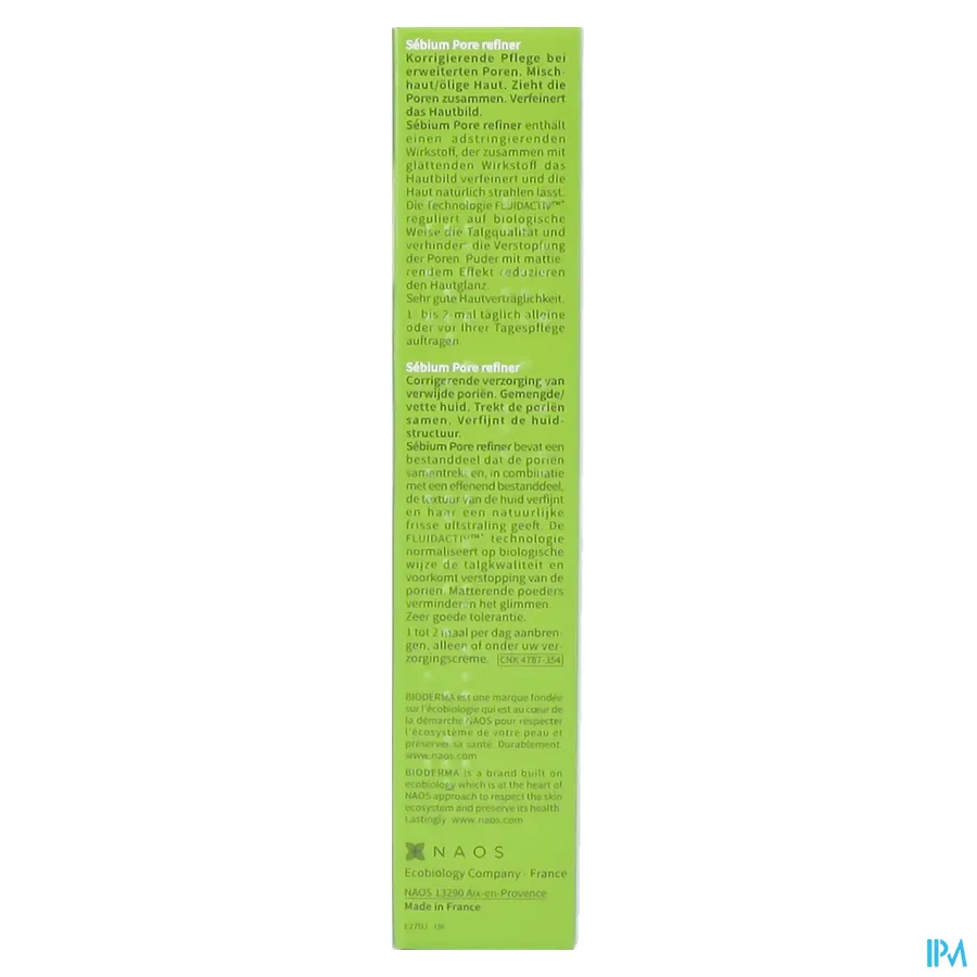 packshot van Bioderma Sebium Pore Refiner 30 ml