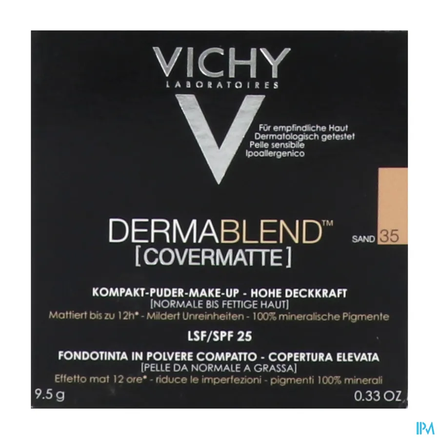 packshot van Vichy Dermablend Covermatte 35 Sand 9,5 g