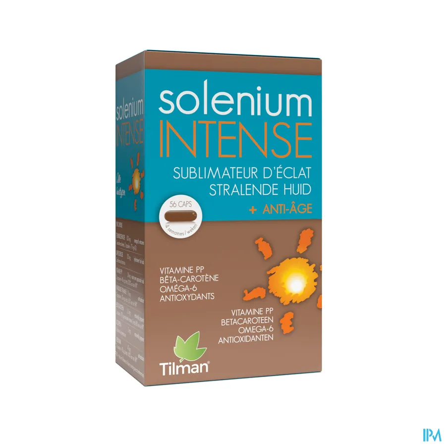 packshot van Tilman Solenium Intense 56 capsules